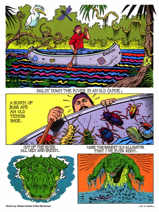 Grateful Dead alligator comics story