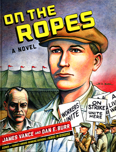 On the Ropes book cover, James Vance, Dan E. Burr